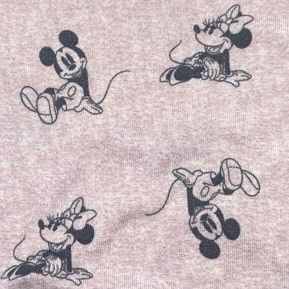 Disney Pajama Loungewear Set Mickey Minnie Mouse Soft Pink Women’s Sz XL - Picture 13 of 16